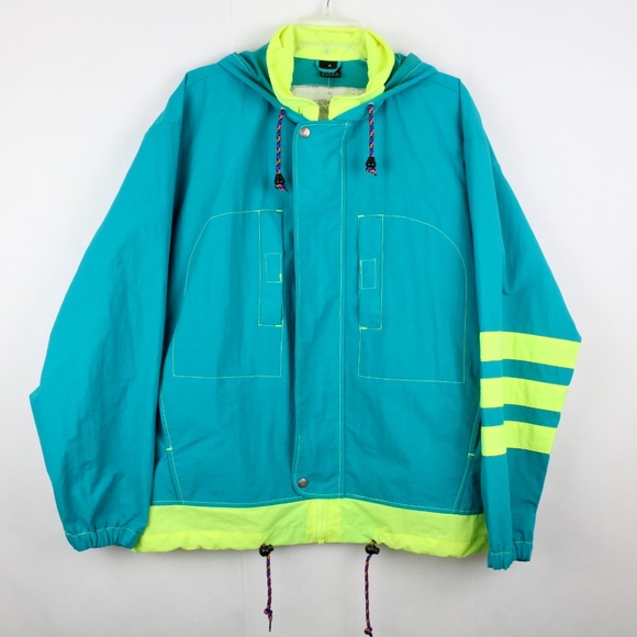Vtg Boat Works Windbreaker Jacket Medium - Picture 2 of 8